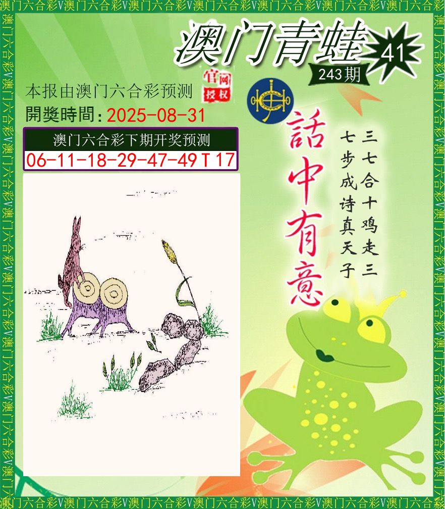 青蛙系列43 第243期