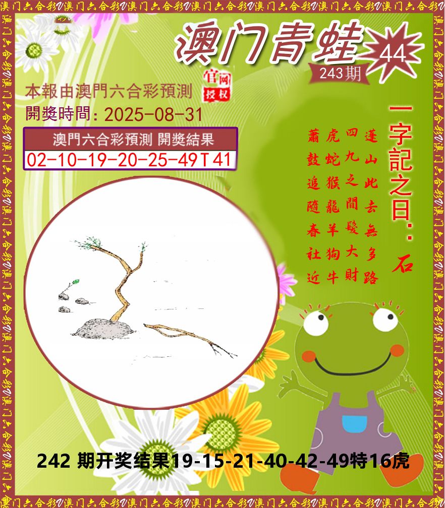 青蛙系列44 第243期