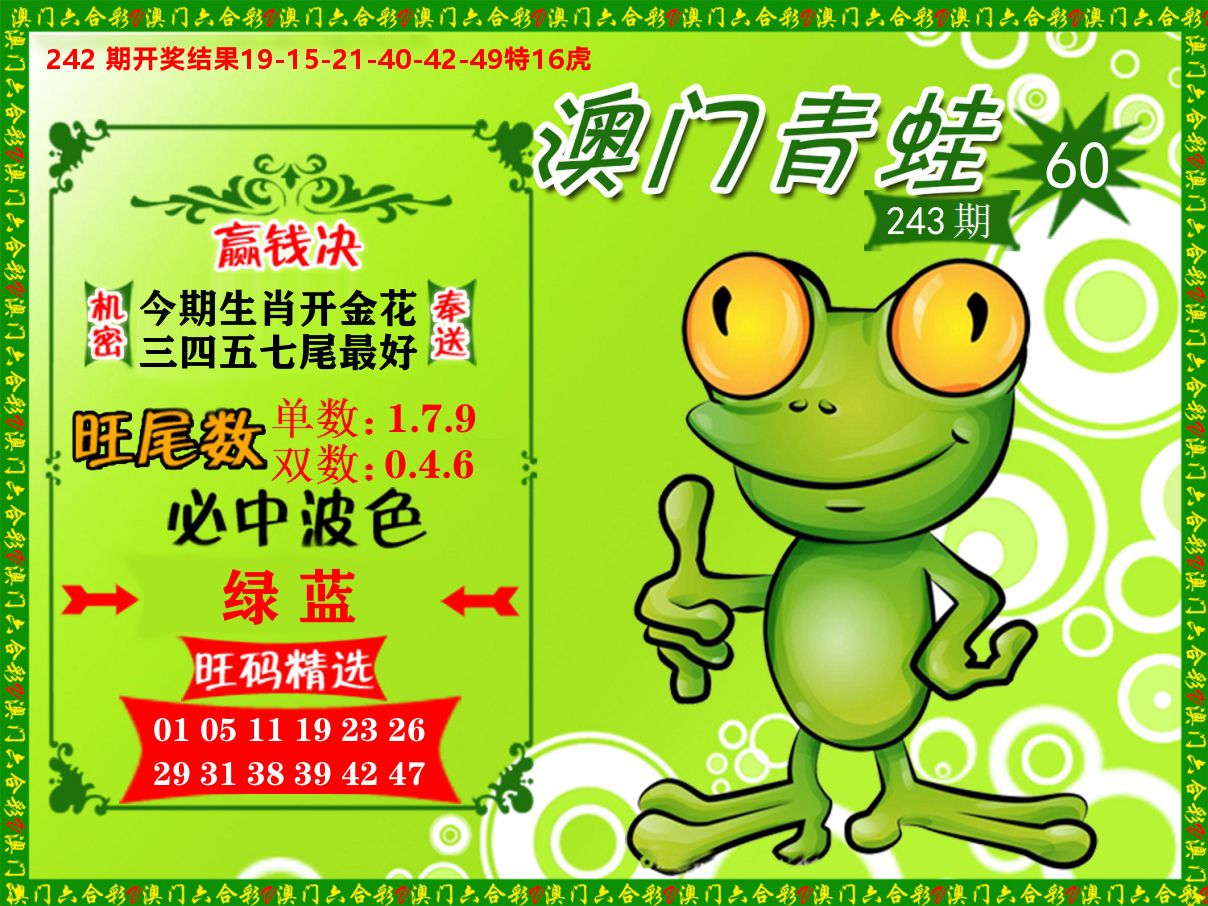 青蛙系列60 第243期