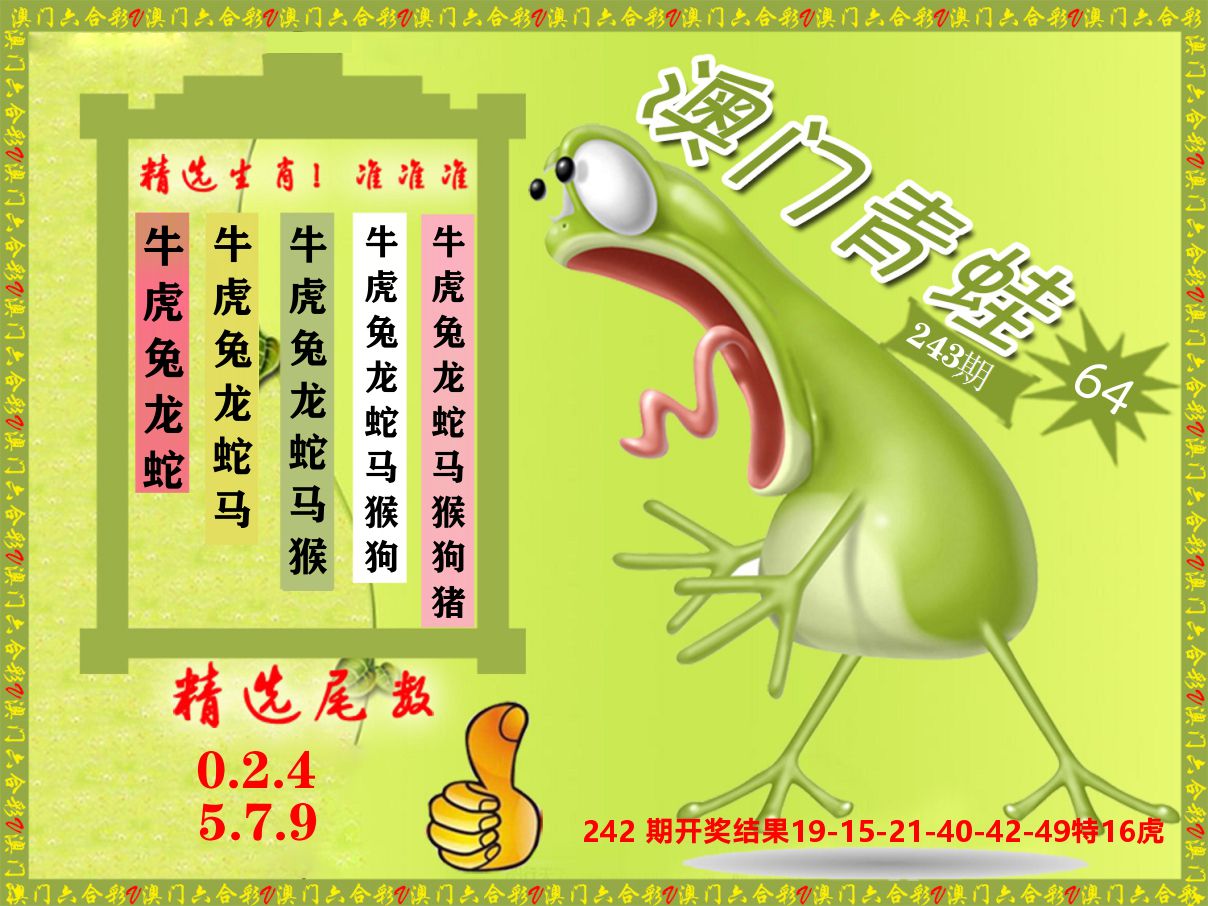 青蛙系列64 第243期