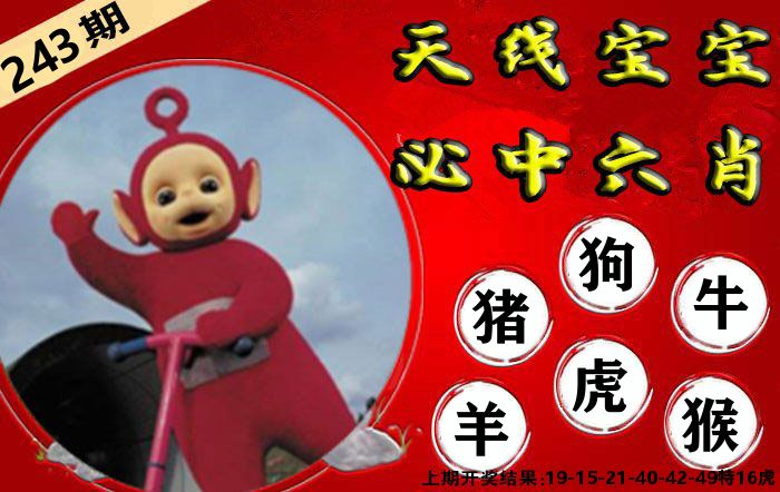 天线宝宝六肖 第243期