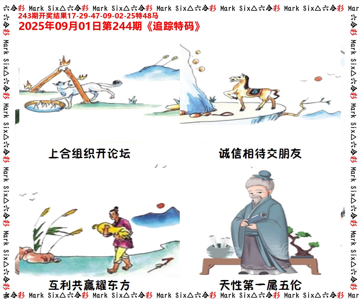追踪特码 第244期