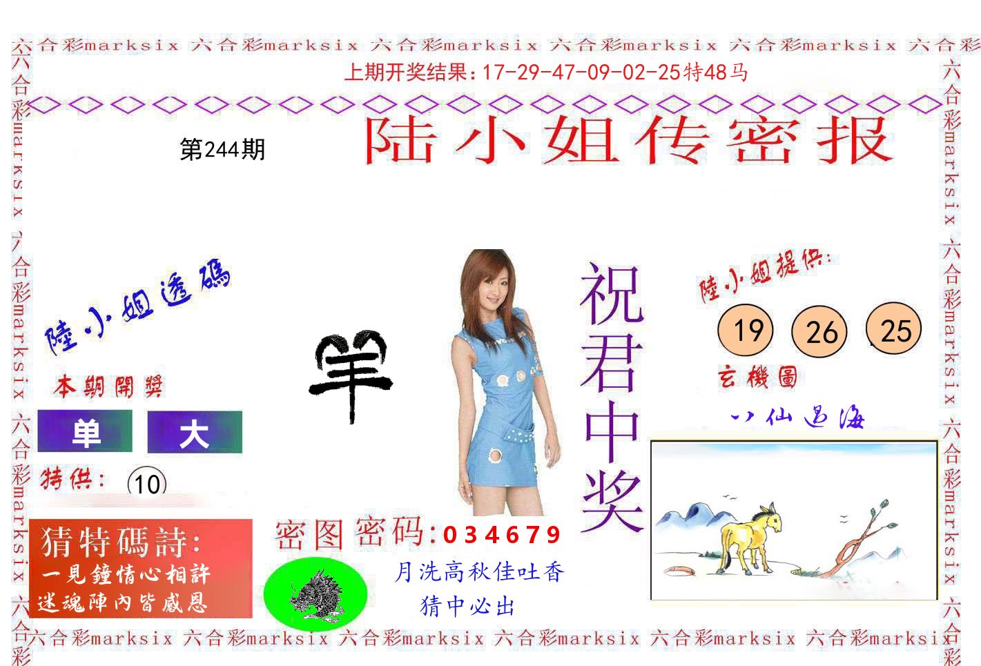 陆小姐密报 第244期