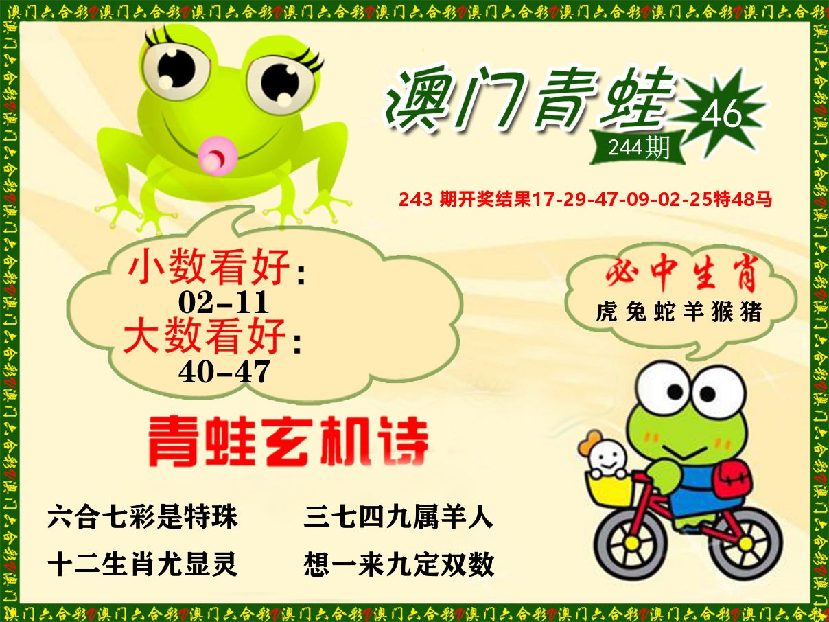 青蛙系列46 第244期