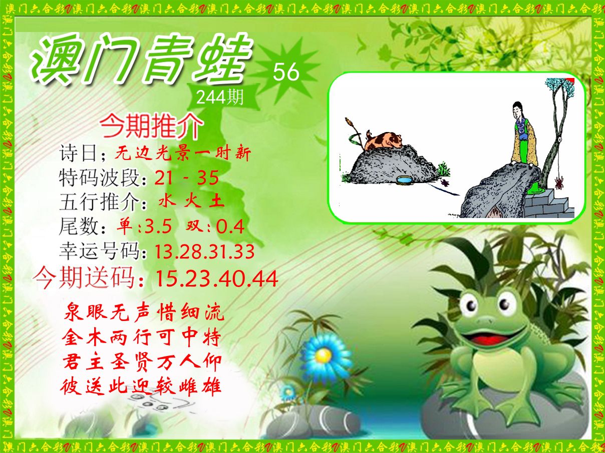 青蛙系列56 第244期