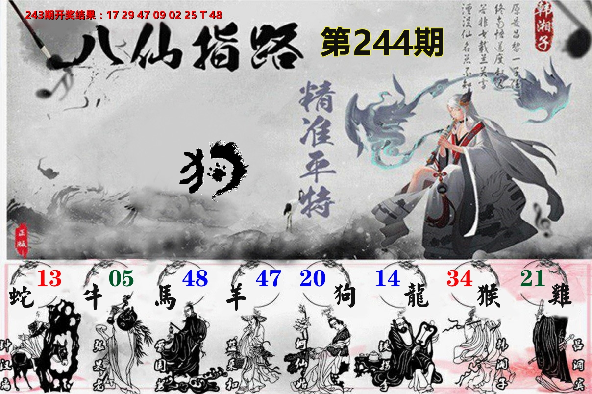 八仙指路 第244期