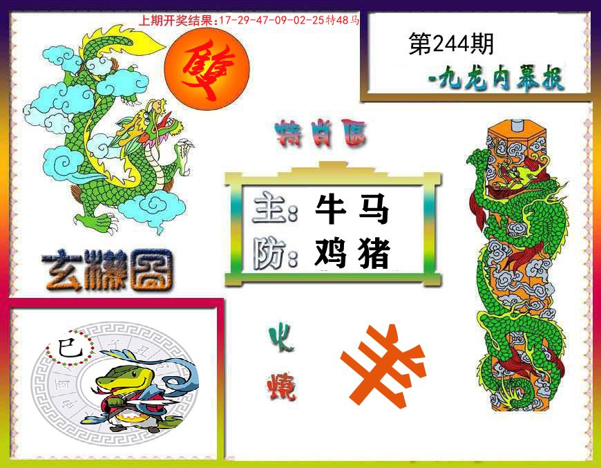 九龙内幕报 第244期