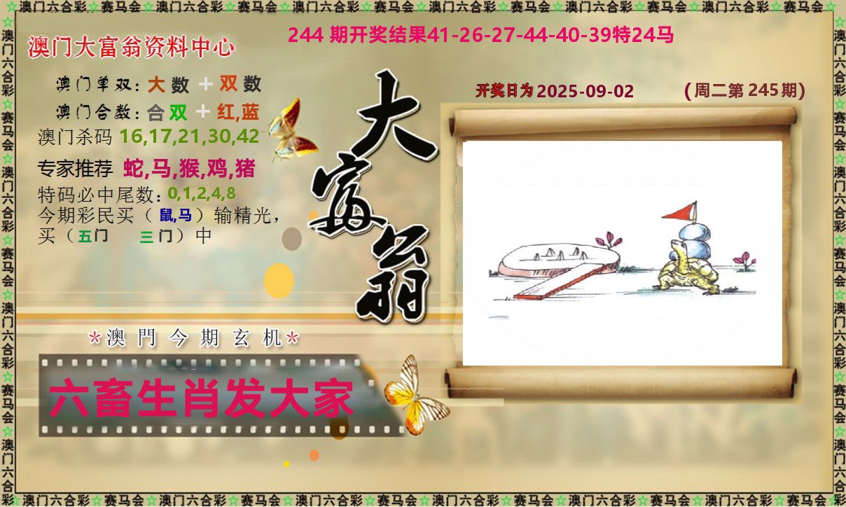 新大富翁 第245期