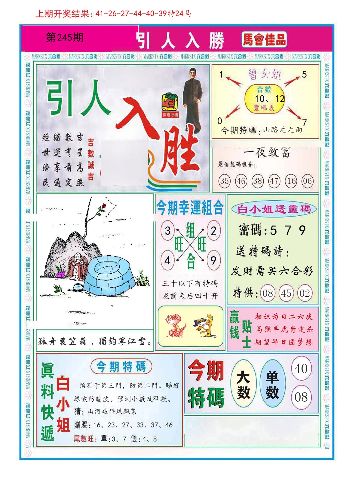 引人入胜 第245期
