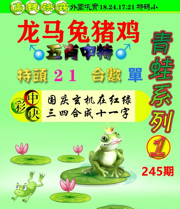 青蛙彩图 第245期