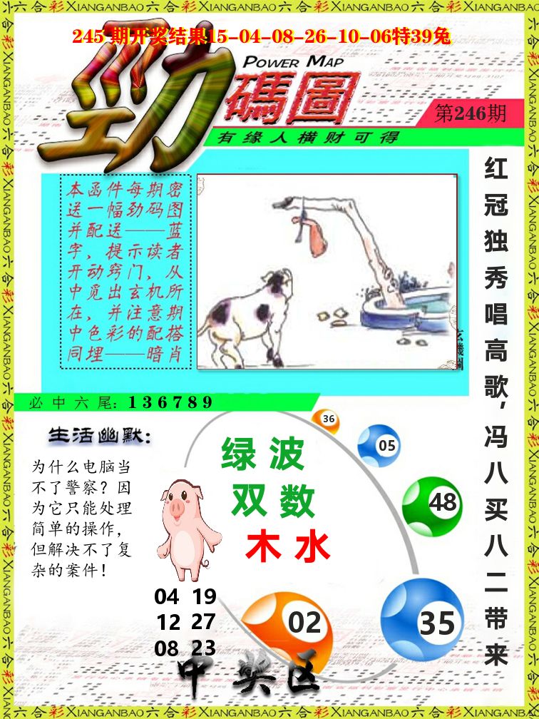 劲码图 第246期