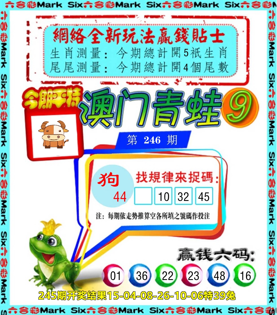 青蛙系列9 第246期