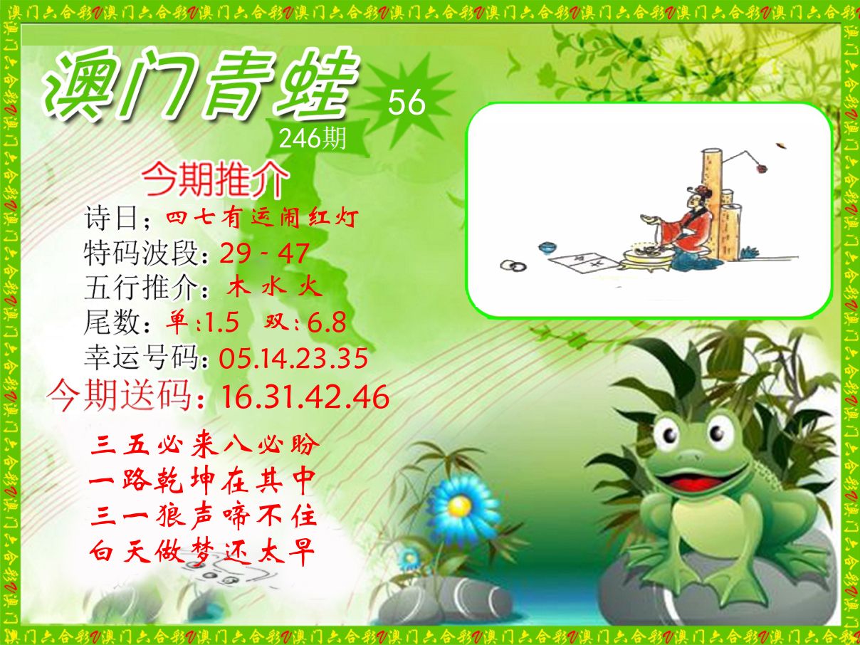青蛙系列56 第246期