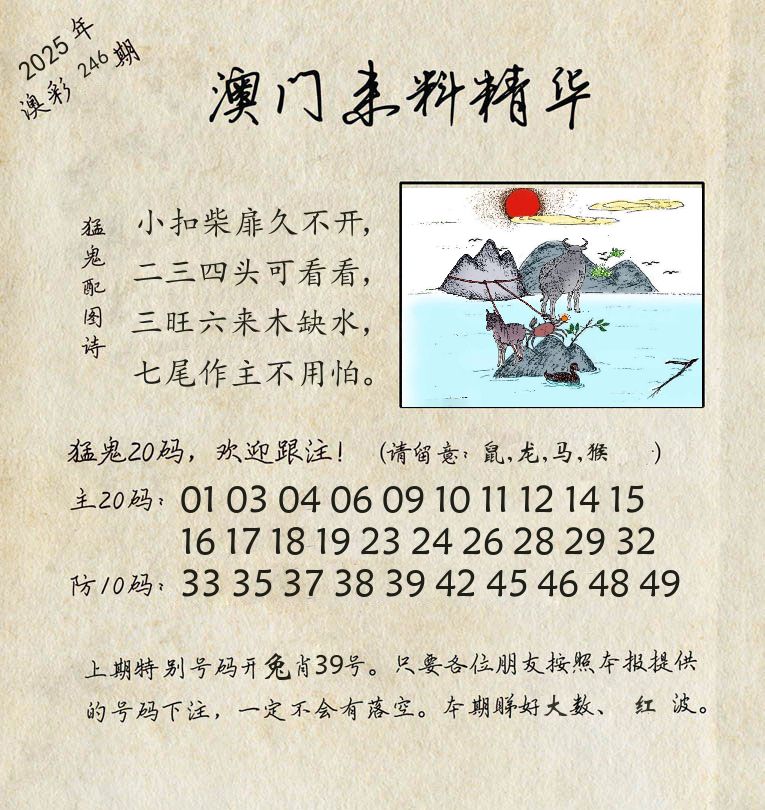 精华来料 第246期