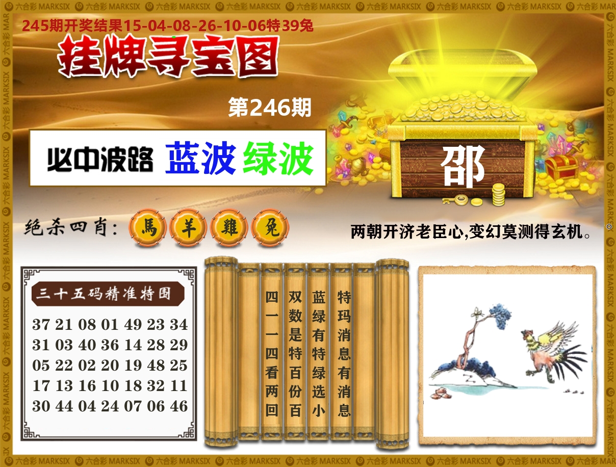 澳门挂牌寻宝 第246期