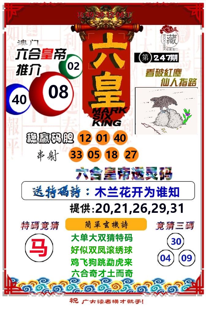 六皇 第247期