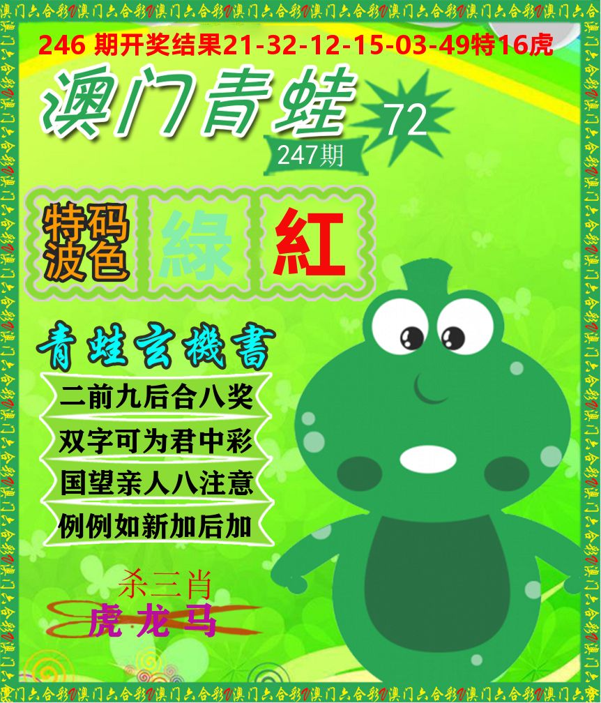 青蛙系列72 第247期