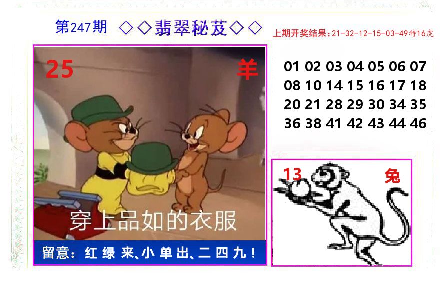 翡翠秘芨 第247期
