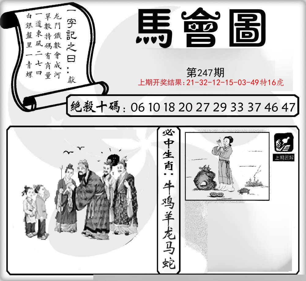 马会图 第247期