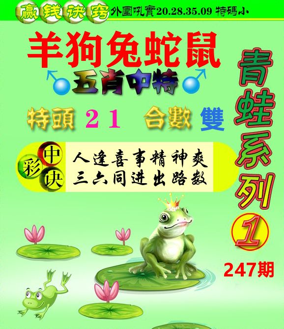 青蛙彩图 第247期