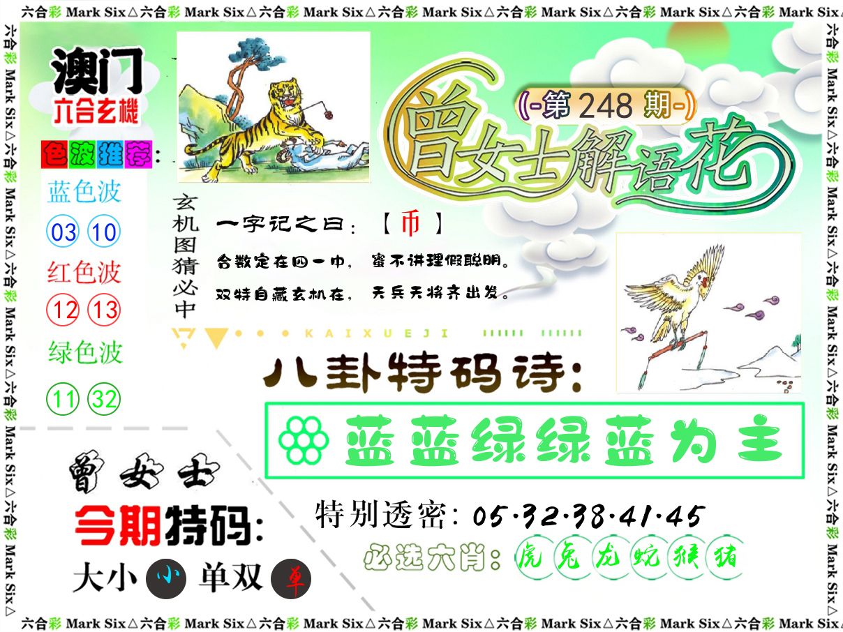 曾女士解语花 第248期
