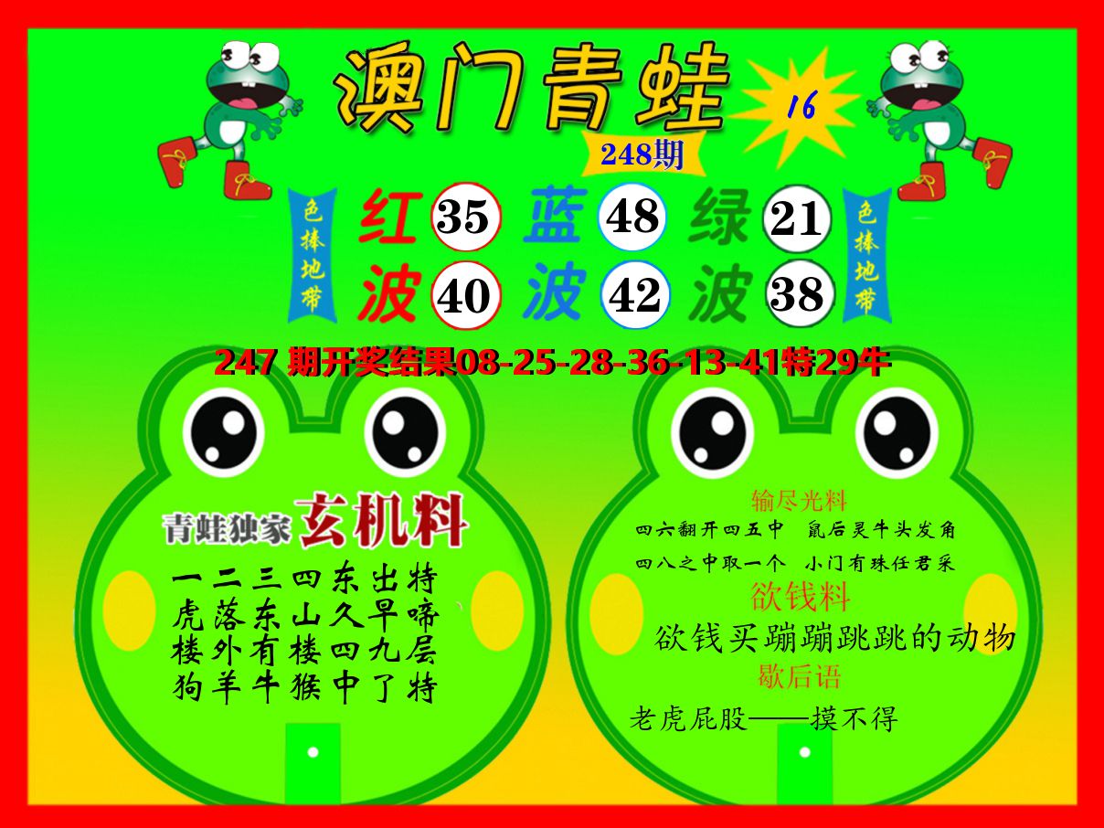 青蛙系列16 第248期