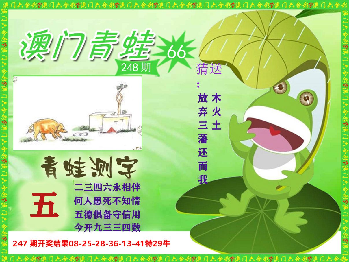 青蛙系列66 第248期