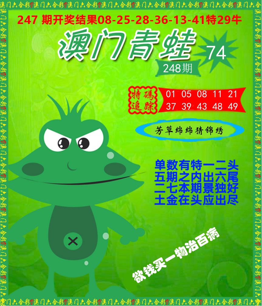 青蛙系列74 第248期