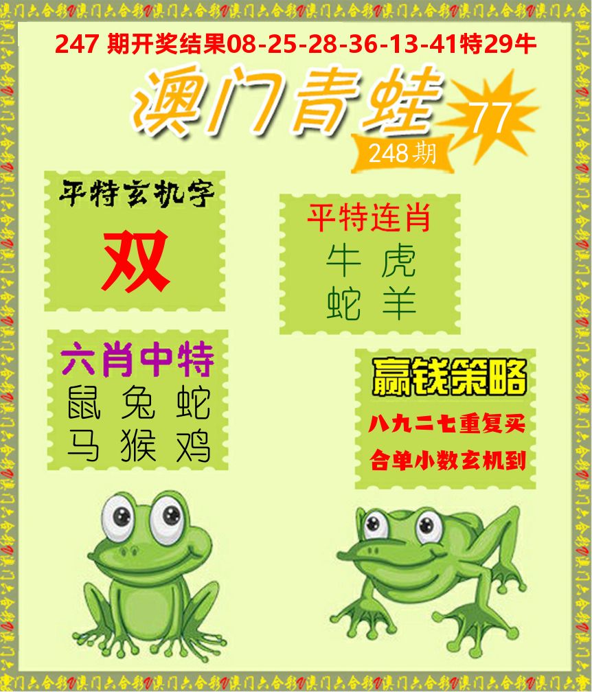 青蛙系列77 第248期