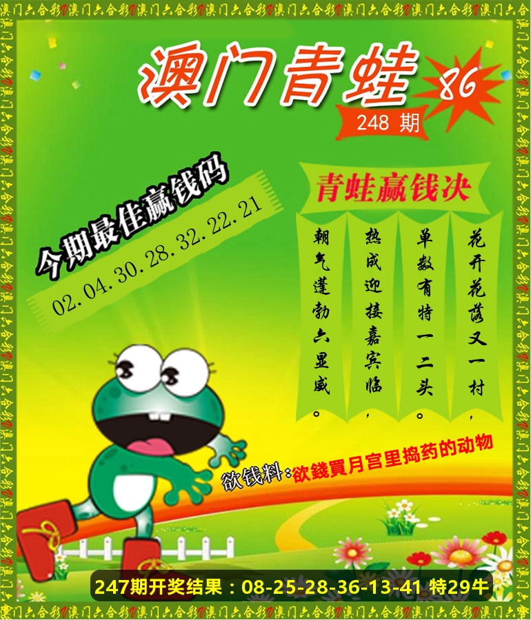青蛙系列86 第248期
