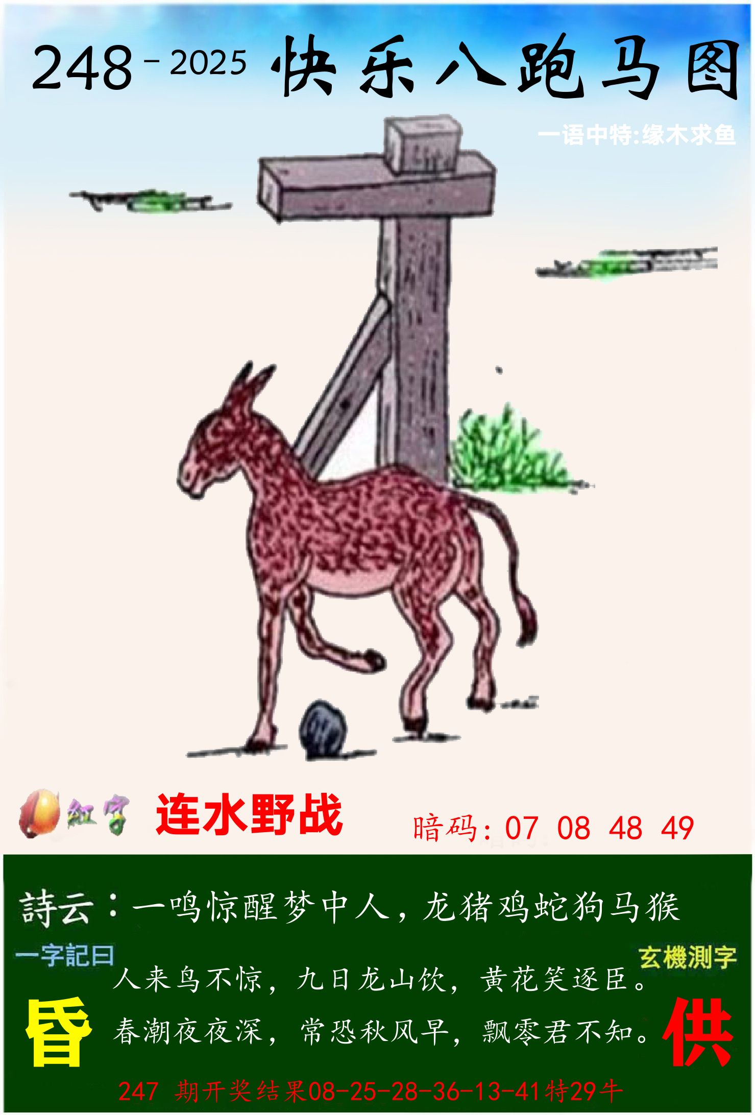 澳门跑马 第248期