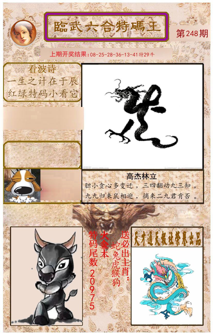 臨武六合特码王 第248期
