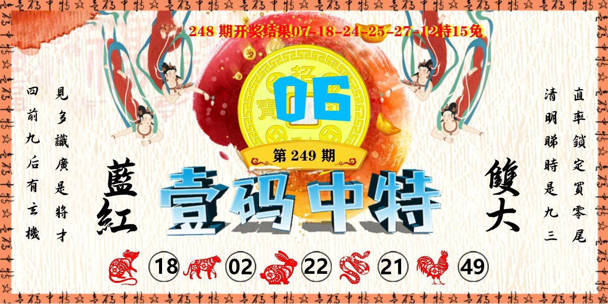 壹码中特 第249期