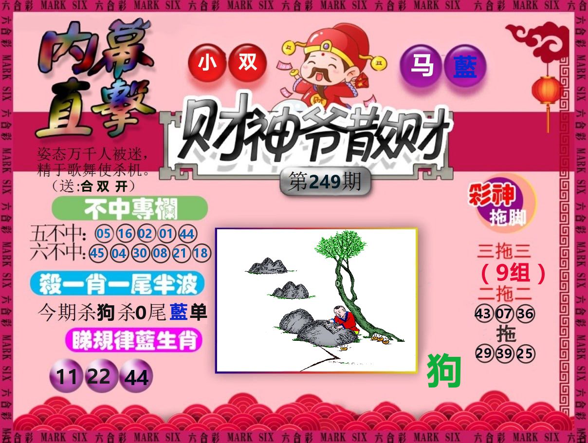 财神爷散财 第249期