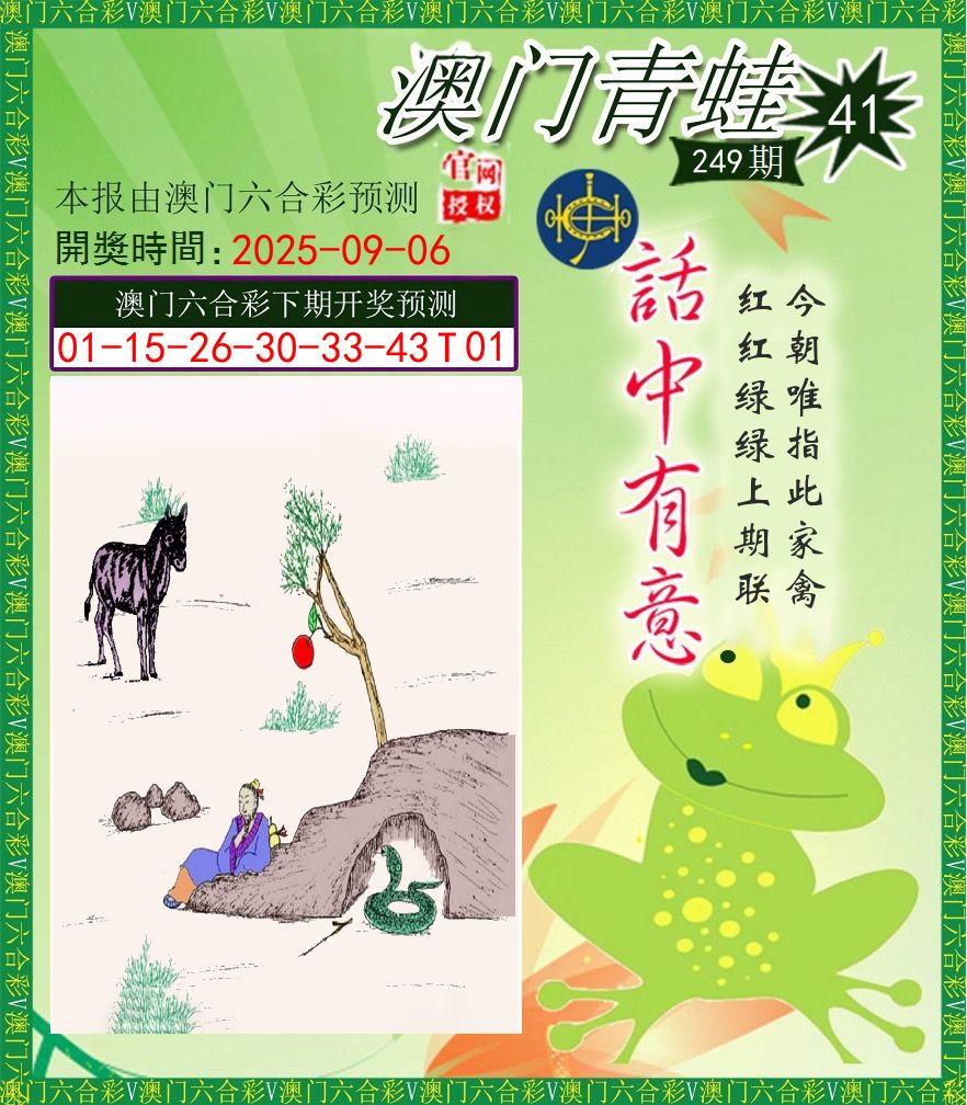青蛙系列43 第249期