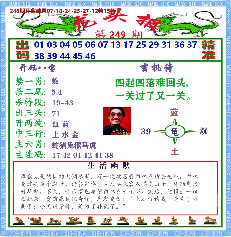 澳门龙头报 第249期