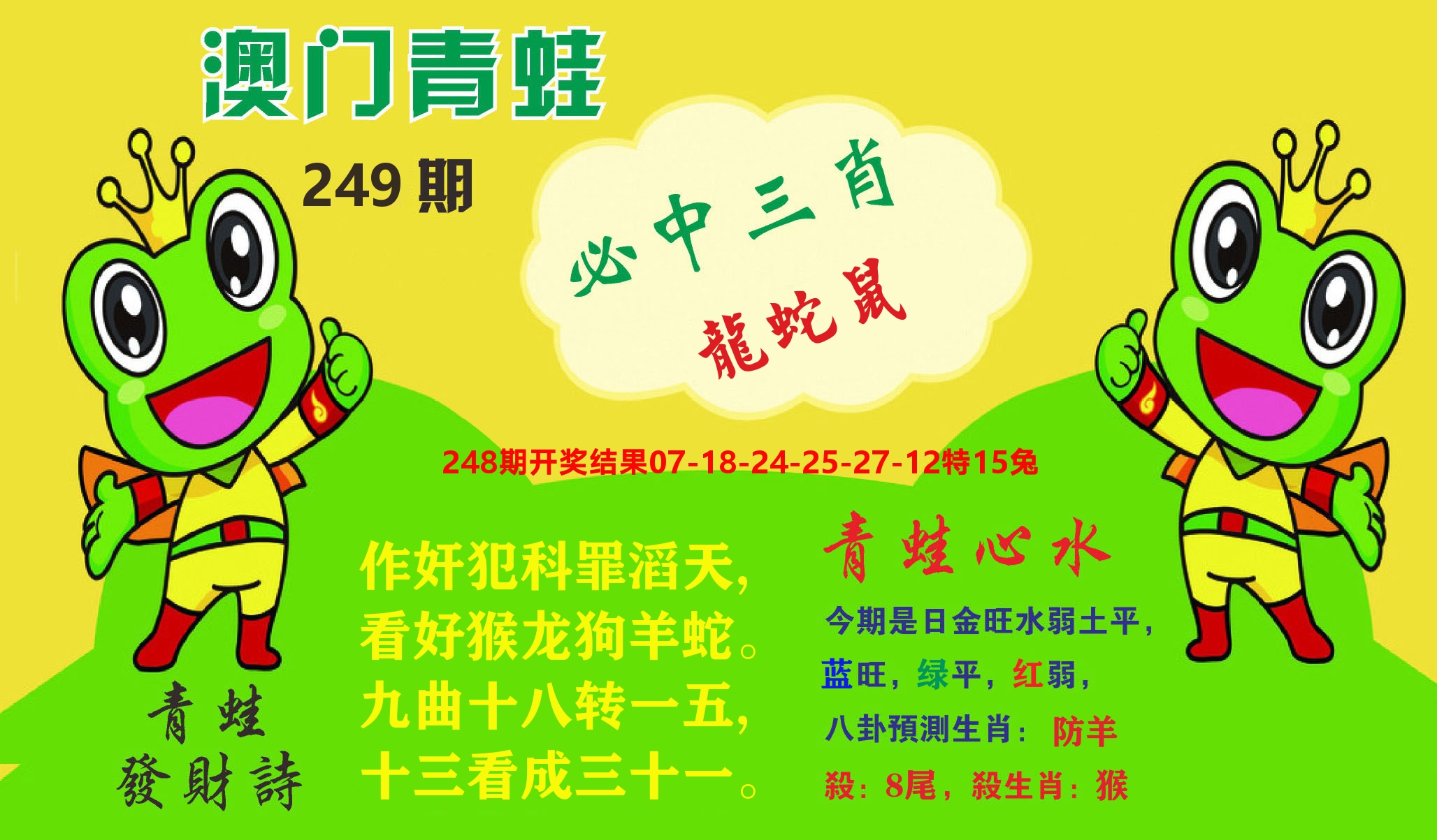 澳门致富经A 第249期