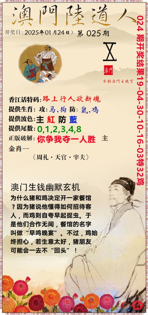 澳门陆道人 第25期