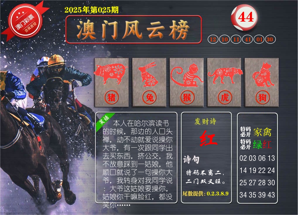 澳门风云榜 第25期