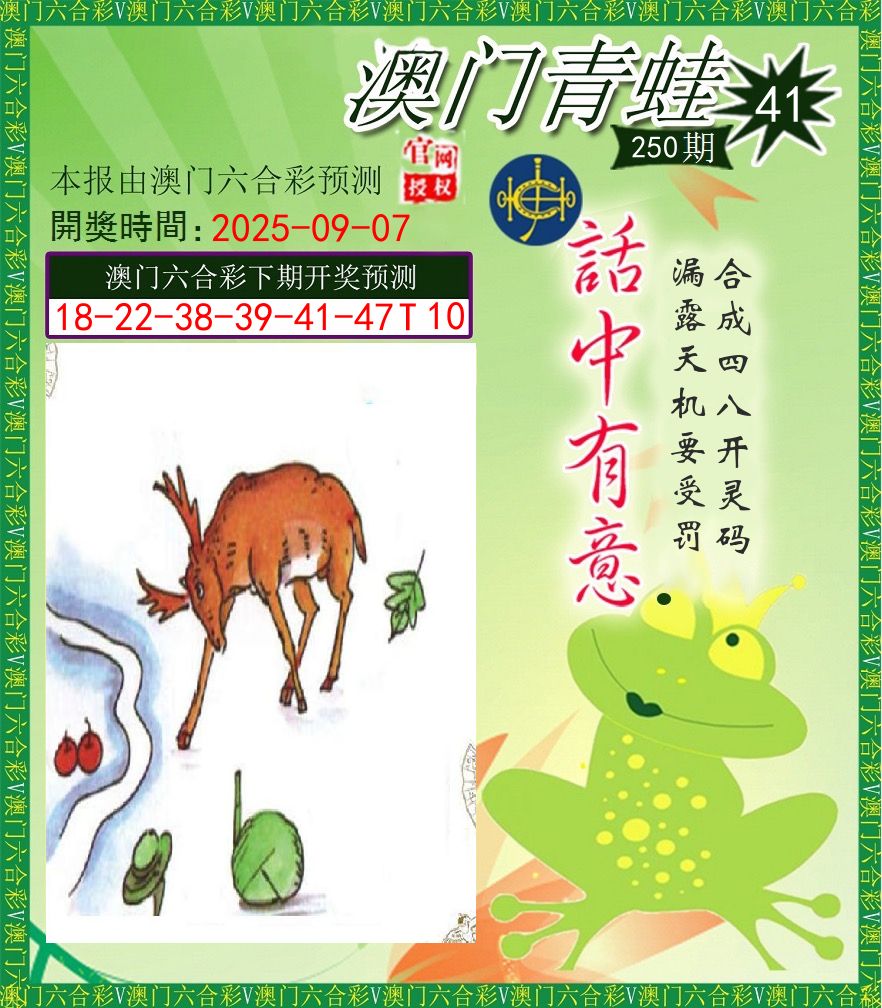 青蛙系列43 第250期
