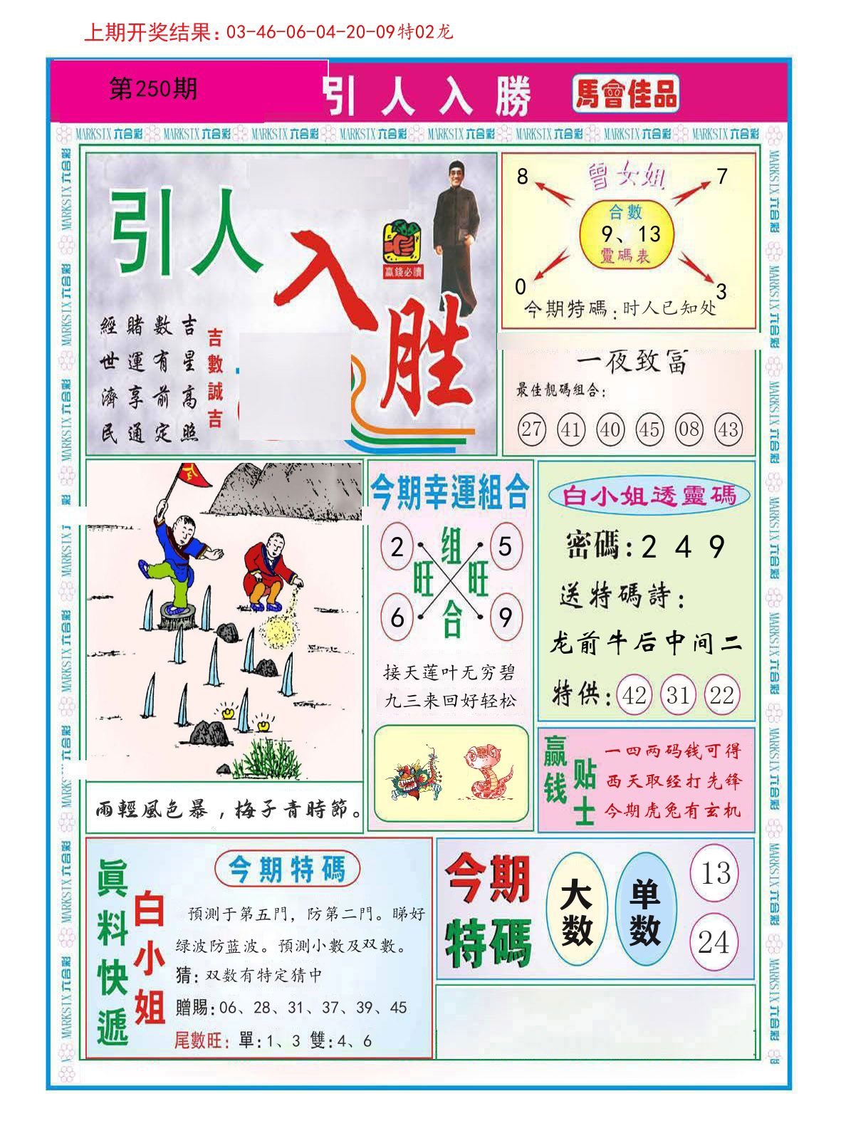 引人入胜 第250期