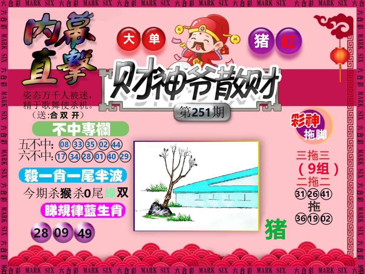 财神爷散财 第251期
