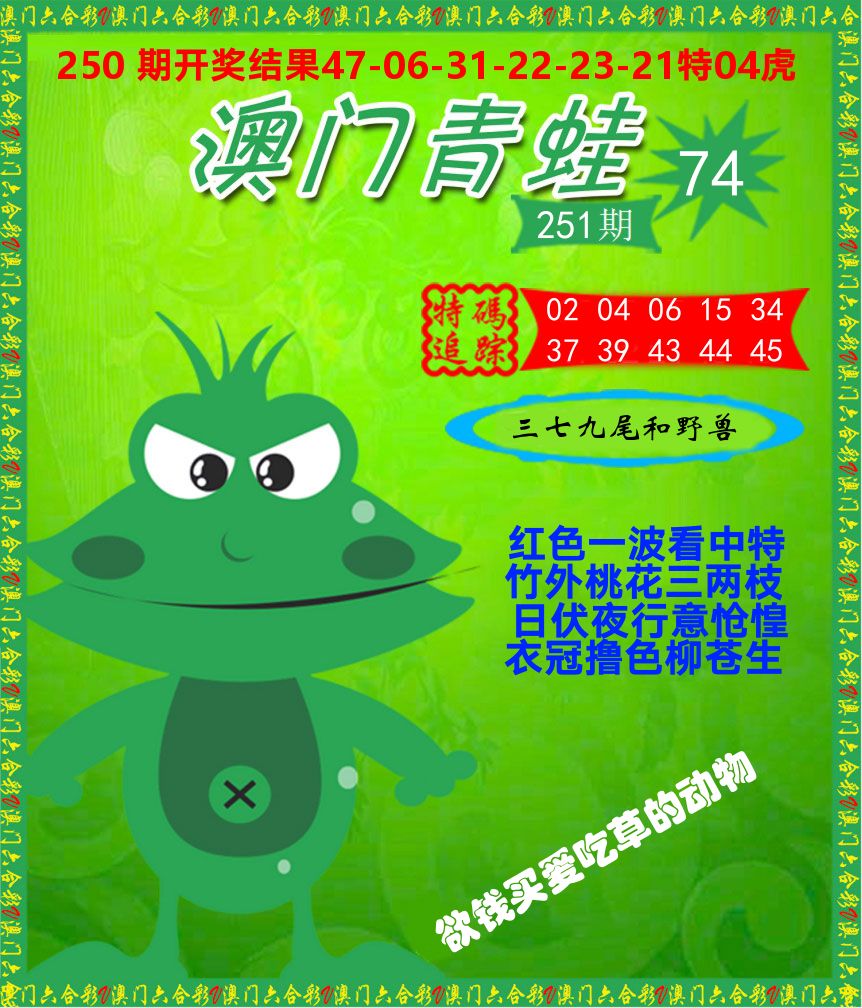 青蛙系列74 第251期