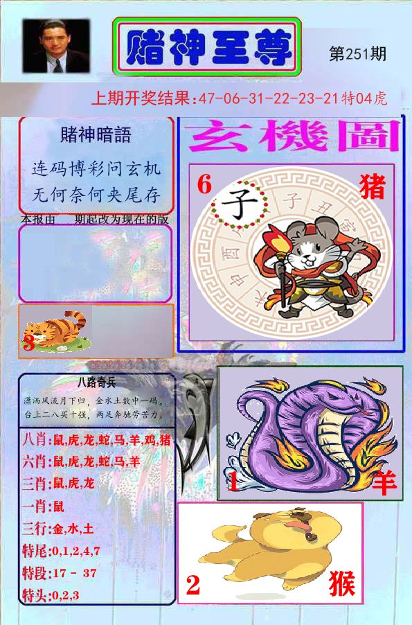 赌神至尊 第251期