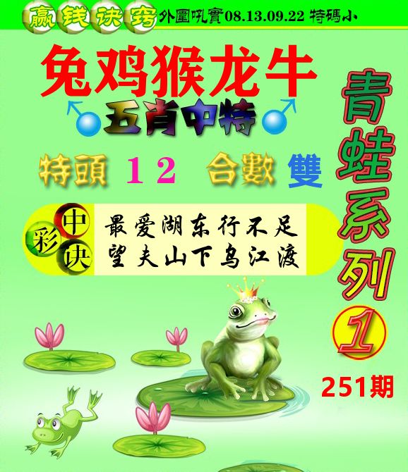 青蛙彩图 第251期