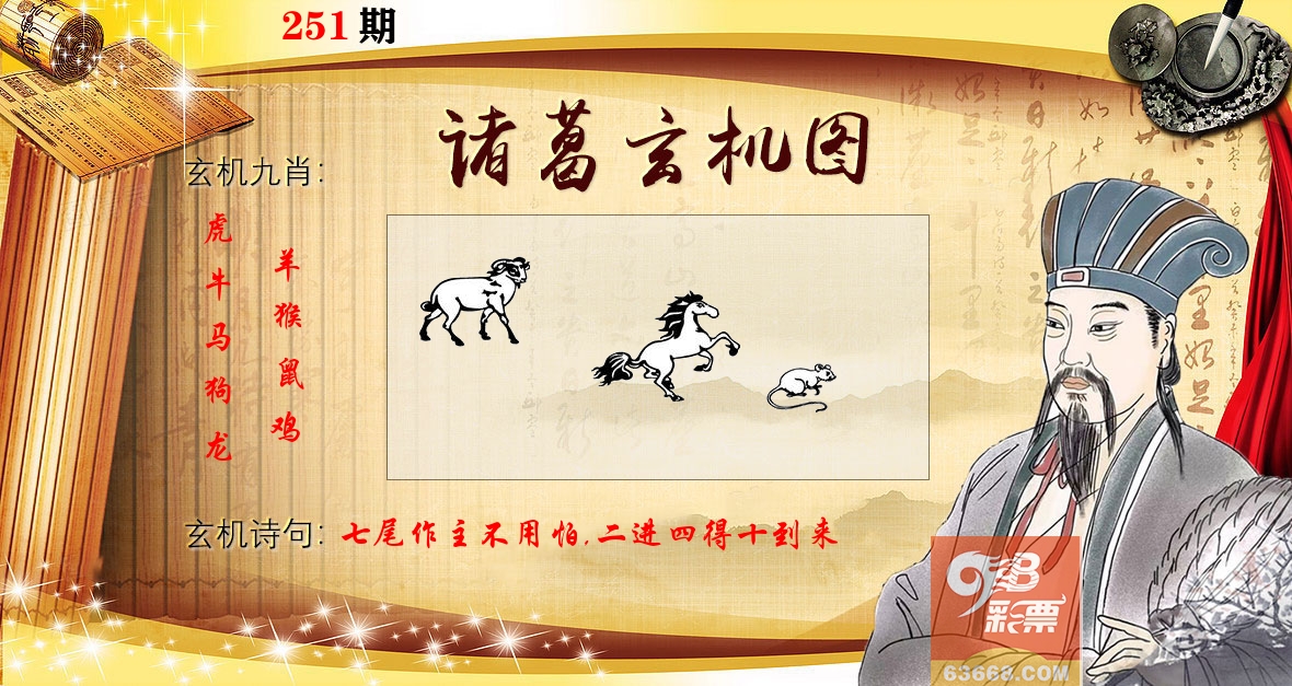 诸葛玄机图 第251期