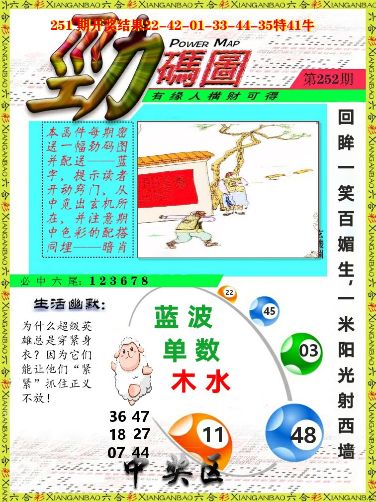 劲码图 第252期