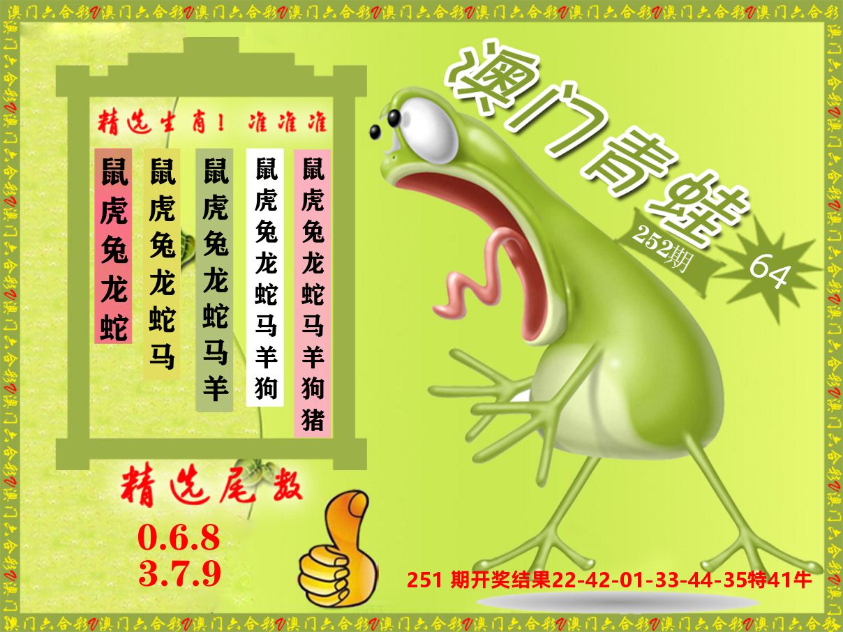 青蛙系列64 第252期