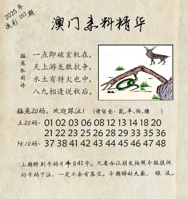 精华来料 第252期