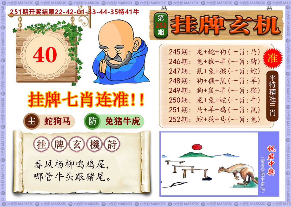 澳门挂牌玄机 第252期